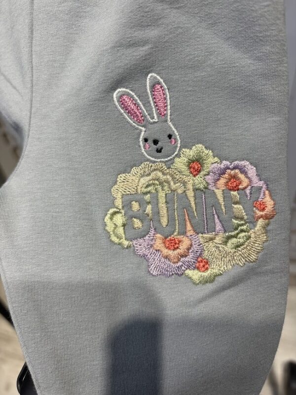 Tavşan Bunny Gri İçi Şardonlu Tayt 1-4 Yaş Kız Çocuk - Görsel 4