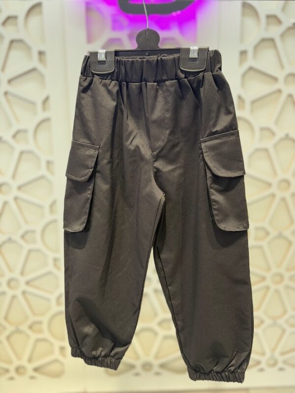 Beyaz Tişört Siyah Paraşüt Pantolon ve Çanta 3'lü Alt Üst Takım Unisex - Görsel 6